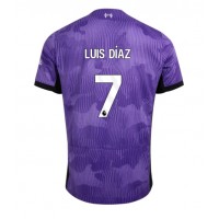 Moški Nogometni dresi Liverpool Luis Diaz #7 Tretji 2023-24 Kratek Rokav